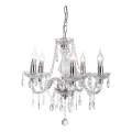 Luster na reťazi MARIE 5xE14/40W/230V lesklý lesklý chróm