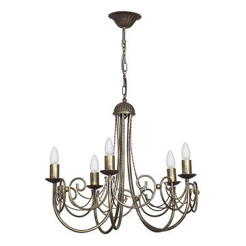 Luster na reťazi PALACE 5xE14/60W/230V
