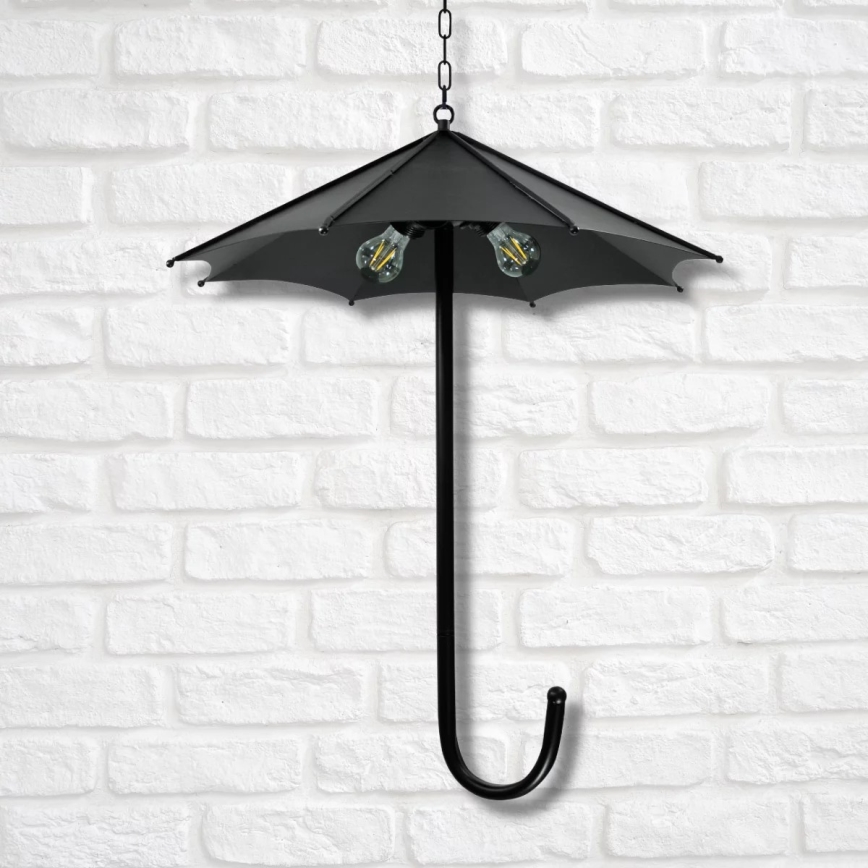 Luster na reťazi PARASOL 3xE27/20W/230V