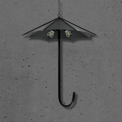 Luster na reťazi PARASOL 3xE27/20W/230V
