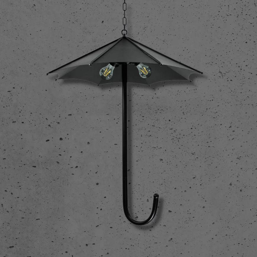 Luster na reťazi PARASOL 3xE27/20W/230V
