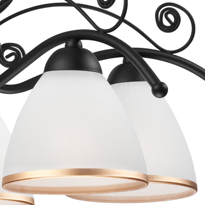 Luster na reťazi RETRO II 5xE27/60W/230V