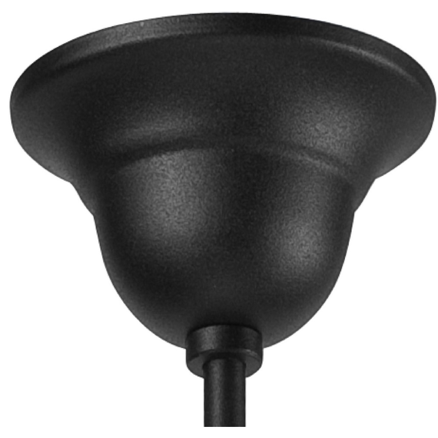 Luster na reťazi RETRO II 5xE27/60W/230V matná čierna