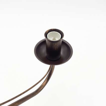 Luster na retiazke ANTON 8xE14/60W/230V bronzový
