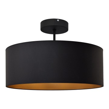 Luster na tyči ALBA 3xE27/15W/230V čierna/zlatá