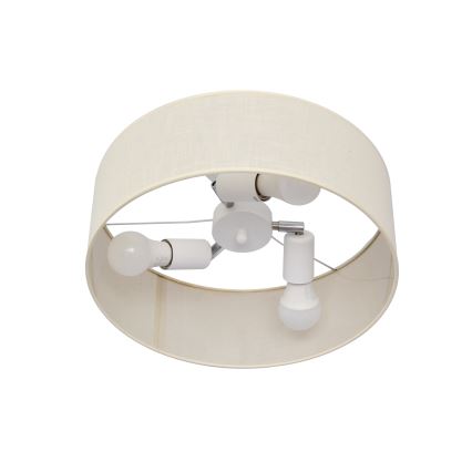 Luster na tyči ALBA 3xE27/15W/230V krémová