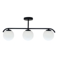 Luster na tyči AMADEO 3xE14/40W/230V čierna