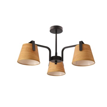 Luster na tyči AMBERG 3xE14/40W/230V hnedá