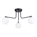 Luster na tyči ASTRAL 3xG9/8W/230V čierna