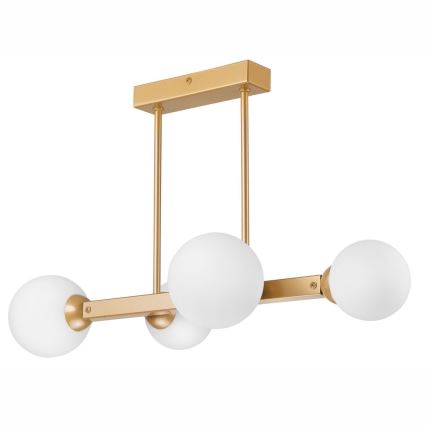 Luster na tyči ASTRO 4xG9/5W/230V zlatá