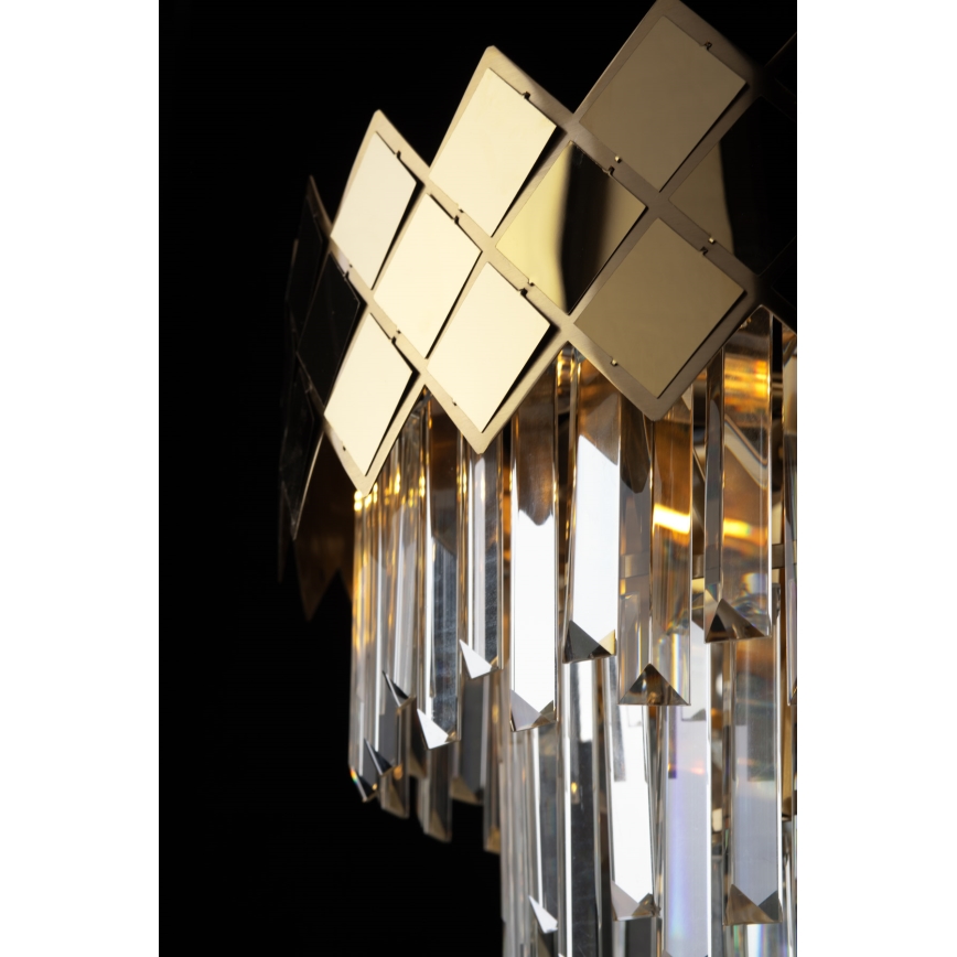 Luster na tyči CARISMA 9xE14/40W/230V zlatá