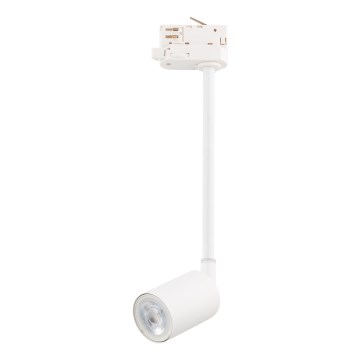 Luster na tyči do 3-fázového lištového systému TOP 1xGU10/8W/230V biela