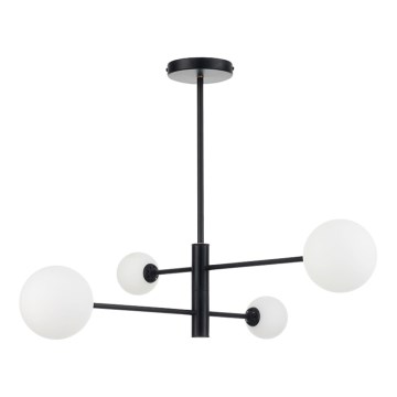 Luster na tyči DORADO 4xG9/40W/230V čierny