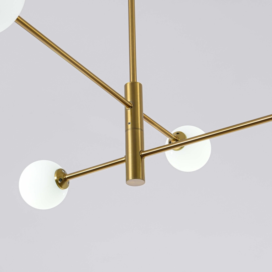 Luster na tyči DORADO, 4×G9/40 W/230 V, zlatý