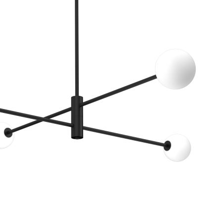 Luster na tyči DORI 4xG9/25W/230V čierna