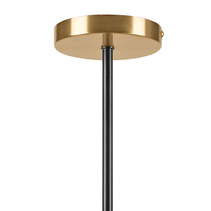 Luster na tyči GEORGIA 3xG9/5W/230V zlatá/dymová béžová