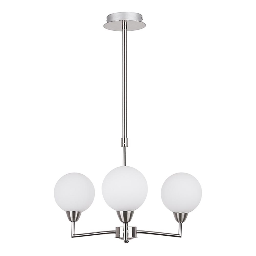 Luster na tyči LOGOS 3xG9/25W/230V matný chróm