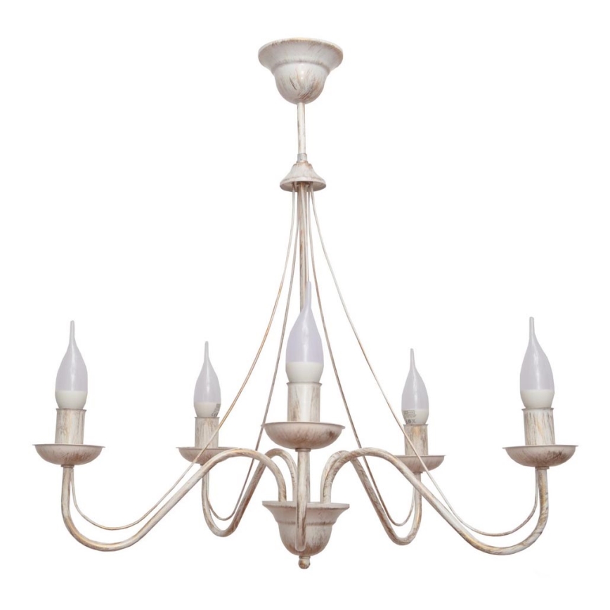 Luster na tyči MALBO III 5xE14/10W/230V
