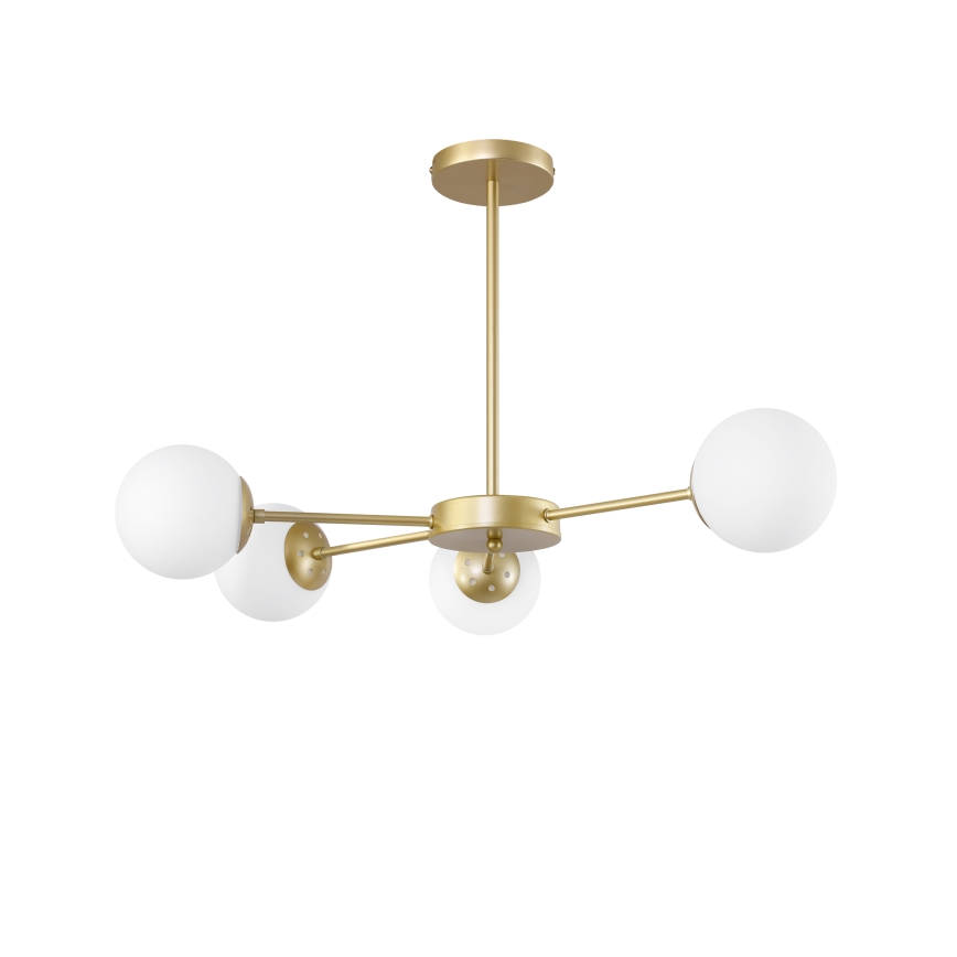 Luster na tyči MATI 4xG9/20W/230V zlatá