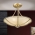 Luster na tyči MAURO 3xE27/60W/230V pr. 42 cm bronz