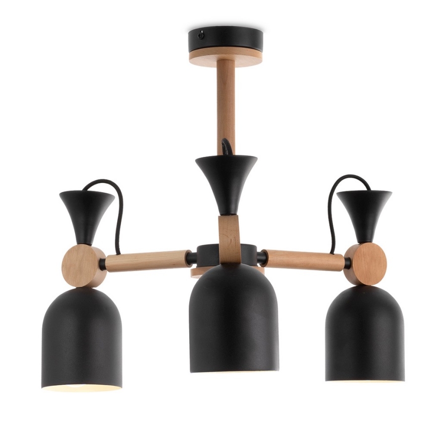 Luster na tyči MONTE 3xE27/60W/230V