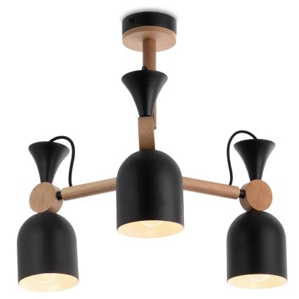 Luster na tyči MONTE 3xE27/60W/230V