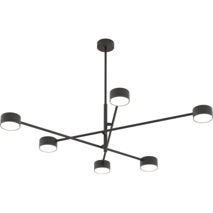 Luster na tyči NATSU 6xGX53/12W/230V čierna
