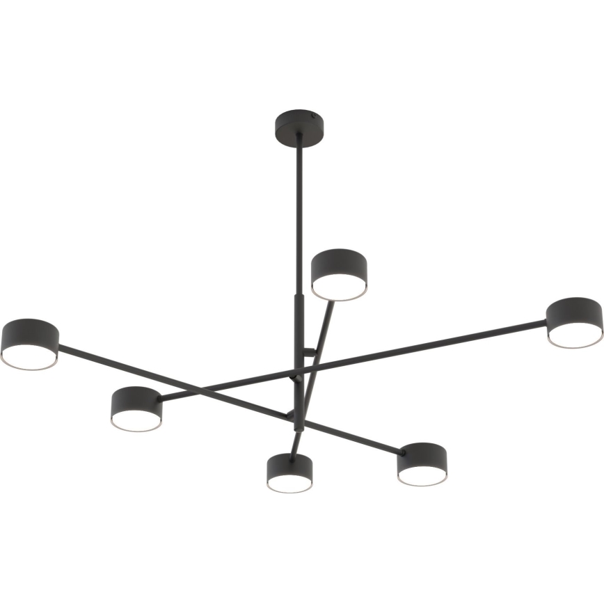 Luster na tyči NATSU 6xGX53/12W/230V čierna