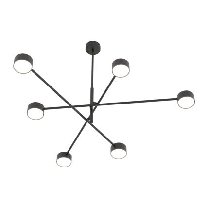 Luster na tyči NATSU 6xGX53/12W/230V čierna