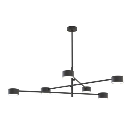 Luster na tyči NATSU 6xGX53/12W/230V čierna