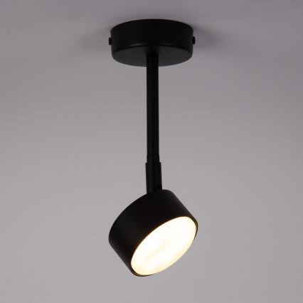 Luster na tyči NEMO 1xGX53/12W/230V 24 cm čierna