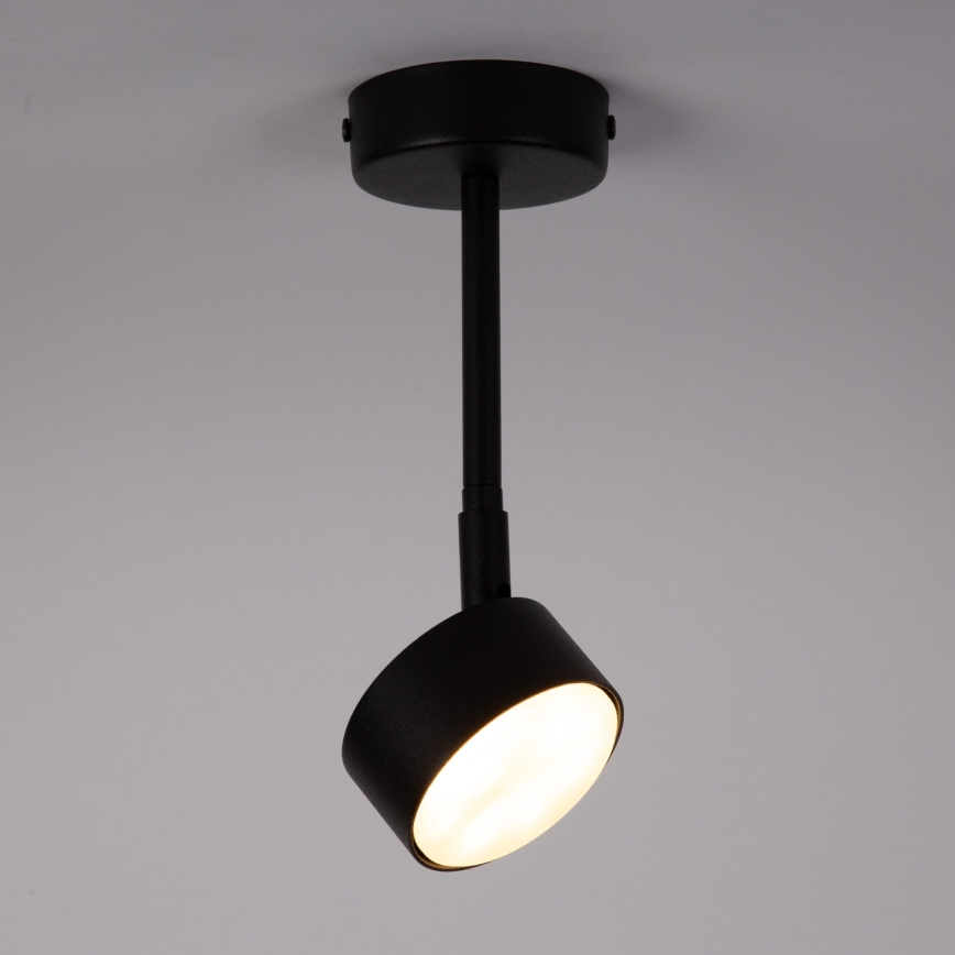 Luster na tyči NEMO 1xGX53/12W/230V 24 cm čierna