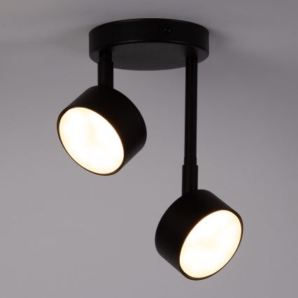 Luster na tyči NEMO 2xGX53/12W/230V čierna