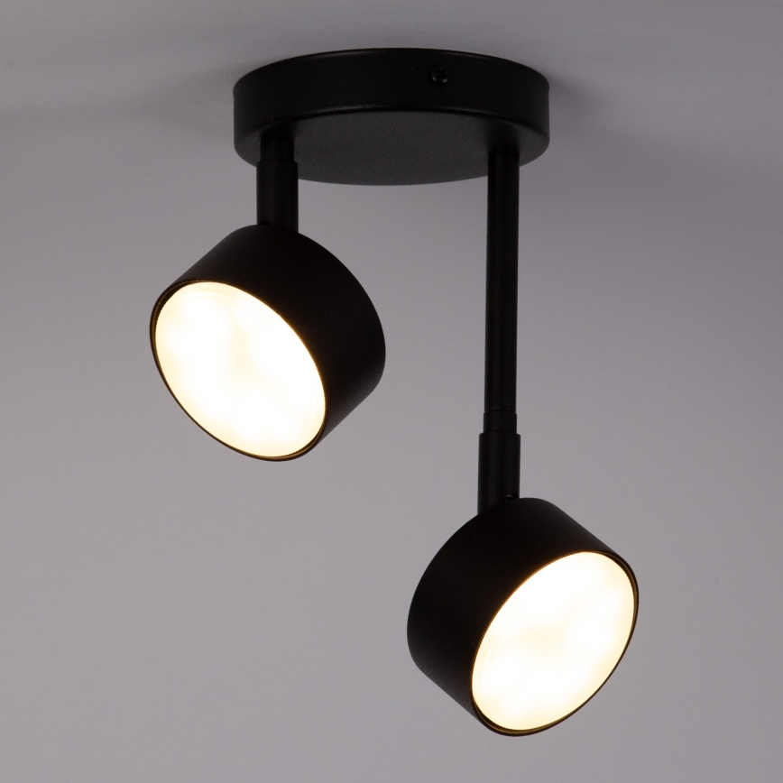 Luster na tyči NEMO 2xGX53/12W/230V čierna