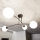 Luster na tyči PREGOS 4xE14/10W/230V čierna