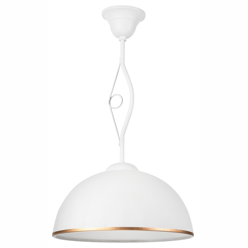 Luster na tyči RETRO II 1xE27/60W/230V biela