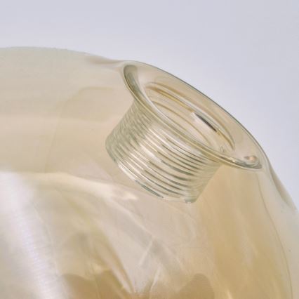 Luster na tyči ROLLO 5xG9/5W/230V zlatá/dymová béžová