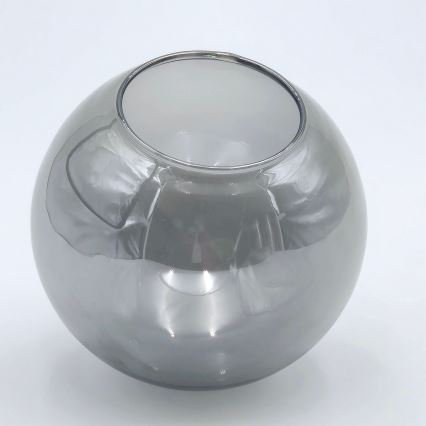 Luster na tyči ROLLO 8xE14/5W/230V matný chróm/dymová