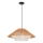Luster na užetu AFRICA 1xE27/40W/230V promjera 50 cm smeđa/krem
