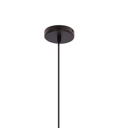 Luster na užetu AFRICA 1xE27/40W/230V promjera 50 cm smeđa/krem