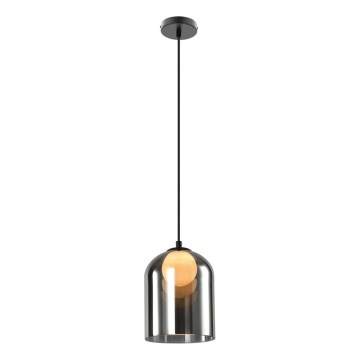 Luster na užetu KLEA 1xG9/15W/230V dimna crna