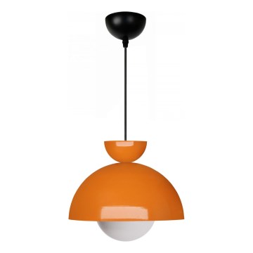 Luster na žici SALVA 1xE27/15W/230V oranžová