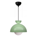 Luster na žici SALVA 1xE27/15W/230V zelená