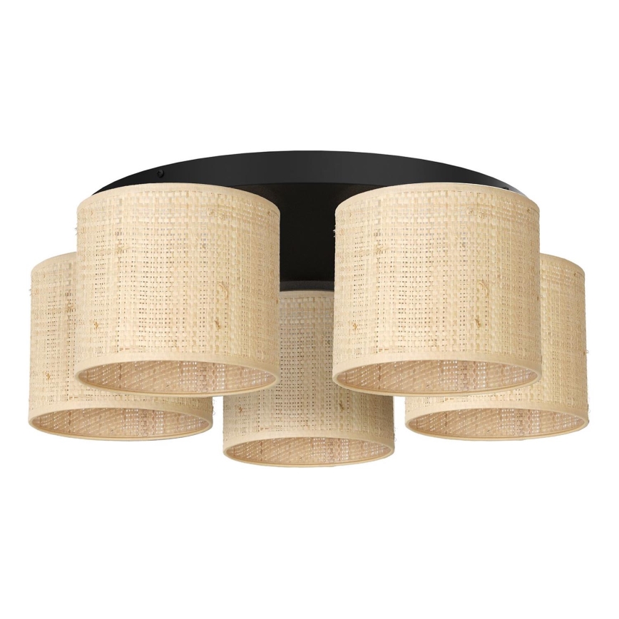Luster prisadený RATTAN 5xE27/60W/230V ratan