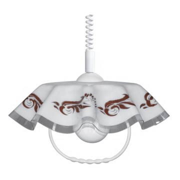 Luster sťahovací AKRYL FA 1xE27/60W ornament hnedý Luster sťahovací AKRYL FA 1xE27/60W ornament hnedý