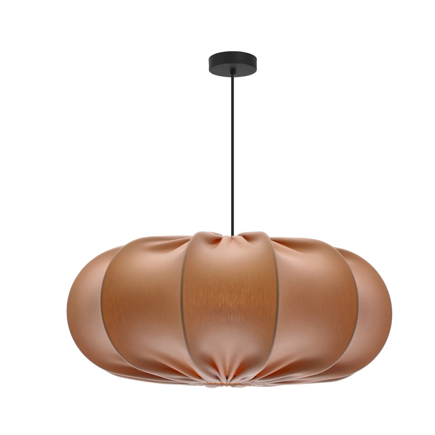 Lustr na lanku CAFEE 1xE27/40W/230V pr. 52 cm béžová