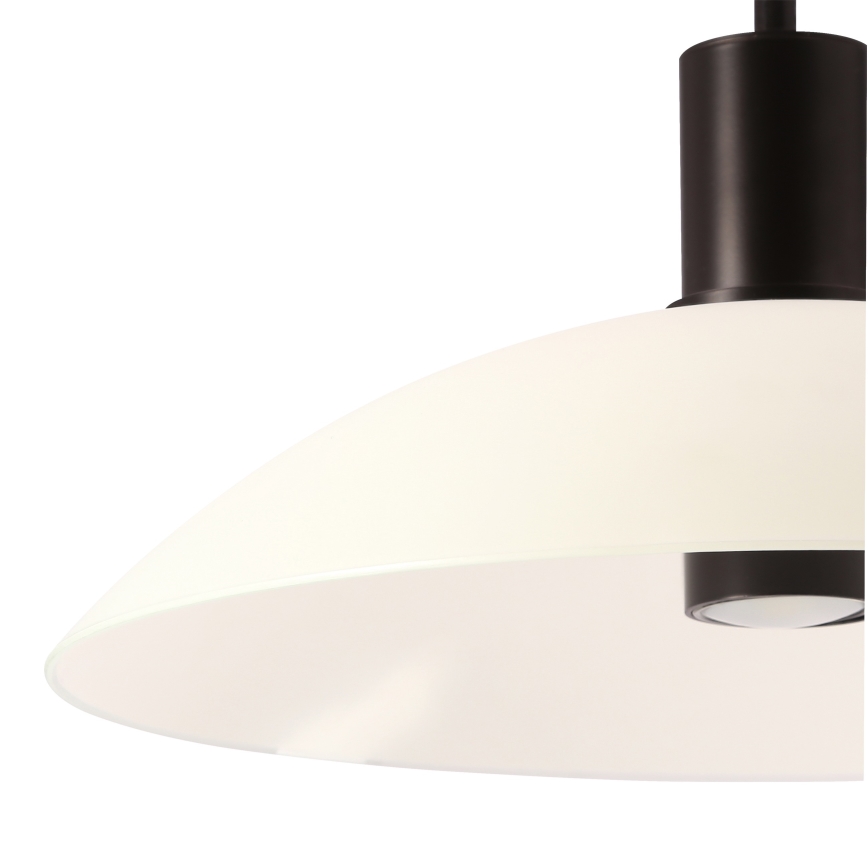 Lustr na lanku TEDIN 1xGU10/15W/230V biela/čierna