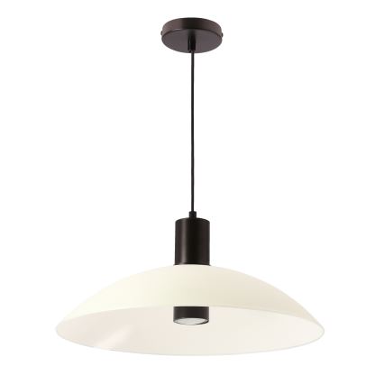 Lustr na lanku TEDIN 1xGU10/15W/230V biela/čierna