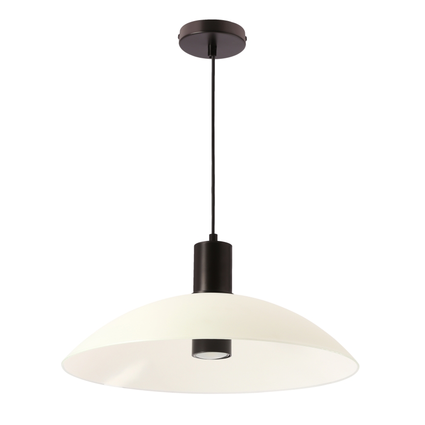 Lustr na lanku TEDIN 1xGU10/15W/230V biela/čierna
