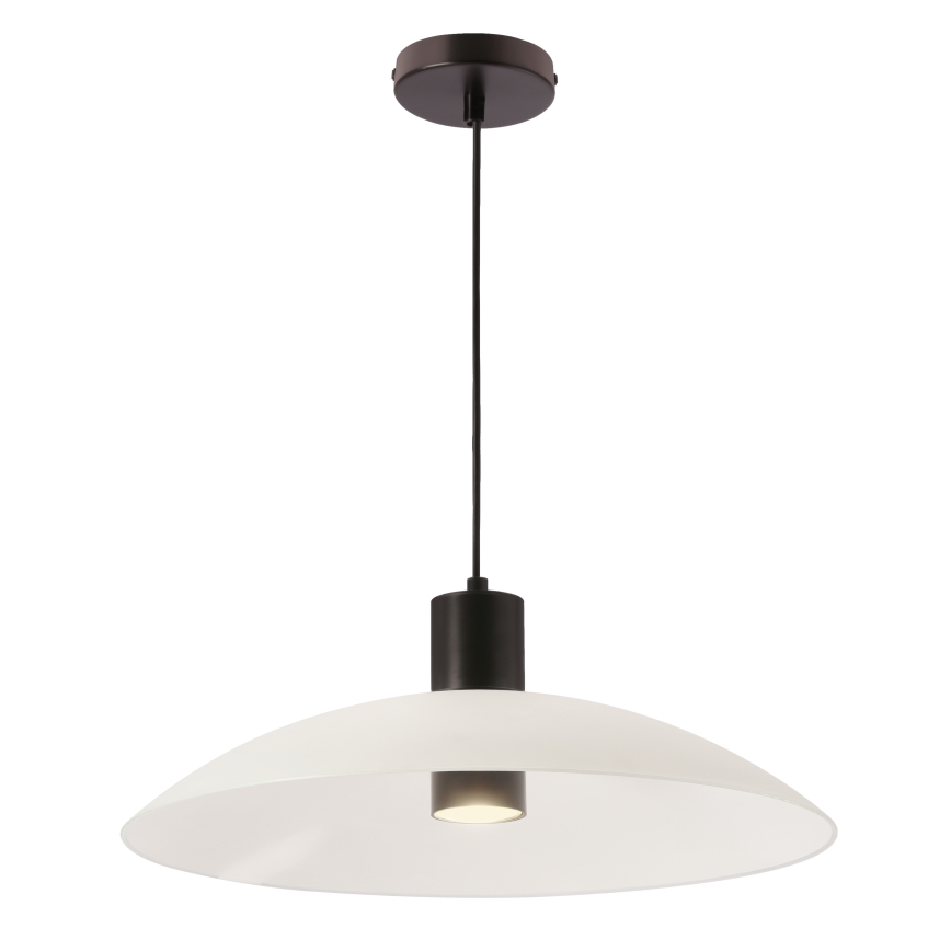 Lustr na lanku TEDIN 1xGU10/15W/230V biela/čierna